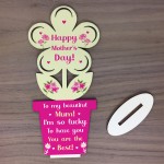 Special Gift For Mothers Day Wood Standing Flower Thank You Gift