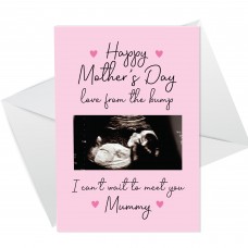 Mothers Day Card From Bump Personalised Baby Photo Mummy To Be