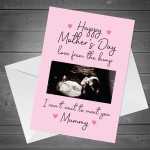 Mothers Day Card From Bump Personalised Baby Photo Mummy To Be