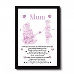 Mum POEM Gifts for Mum Her Mothers Day Gifts Birthday Christmas