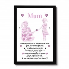Mum POEM Gifts for Mum Her Mothers Day Gifts Birthday Christmas