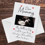 1st Mothers Day Card From Bump Personalised Photo Mummy To Be