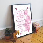 Mummy To Be Gift For Mothers Day From Bump Personalised Framed