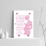 Mummy To Be Gift For Mothers Day From Bump Personalised Print