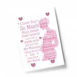 Mummy To Be Gift For Mothers Day From Bump Personalised Print