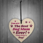 Funny Mothers Day Gift For Best Dog Mum Heart Gift From Dog
