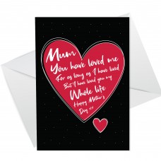 Novelty Mothers Day Card For Mum A6 Card Special Card