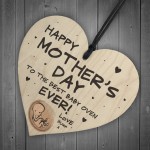 Mothers Day Gift From Bump Wood Heart Best Baby Oven Mum To Be