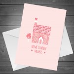 Mothers Day Birthday Card For Mum HOME IS WHERE MUM IS Cute Card