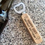 Personalised Birthday Engraved Bottle Opener 18th 21st 30th 40th