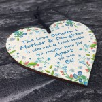 Mother And Daughter Wooden Heart Gift For Mum Novelty Gift