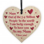 I Love You Mum Gifts Hanging Sign For Birthday Mothers Day