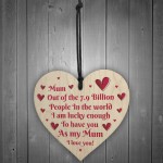 I Love You Mum Gifts Hanging Sign For Birthday Mothers Day