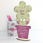 Personalised Gift For Nan From Granddaughter Grandson Wooden