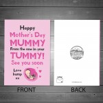 Mothers Day Card From Bump Mummy To Be Card Newborn Baby