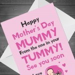 Mothers Day Card From Bump Mummy To Be Card Newborn Baby