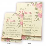 Mum Memorial Gift A5 Wood Standing Plaque In Memory Gift Sign