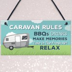 Caravan Rules Plaque Novelty Caravan Accessories Motorhome Gifts