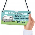 Caravan Rules Plaque Novelty Caravan Accessories Motorhome Gifts