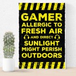 Gaming Bedroom Accessories Bedroom Sign Novelty Birthday Gift