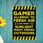 Gaming Bedroom Accessories Bedroom Sign Novelty Birthday Gift
