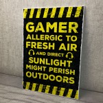 Gaming Bedroom Accessories Bedroom Sign Novelty Birthday Gift