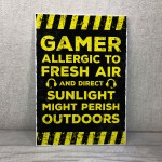 Gaming Bedroom Accessories Bedroom Sign Novelty Birthday Gift