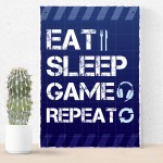 Funny Gaming Sign / Boys Bedroom Sign / Games Room Wall Art