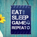 Funny Gaming Sign / Boys Bedroom Sign / Games Room Wall Art