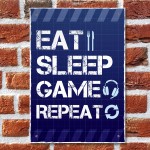 Funny Gaming Sign / Boys Bedroom Sign / Games Room Wall Art