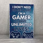 Gaming Plaque / Boys Bedroom Sign / Games Room Wall Art 