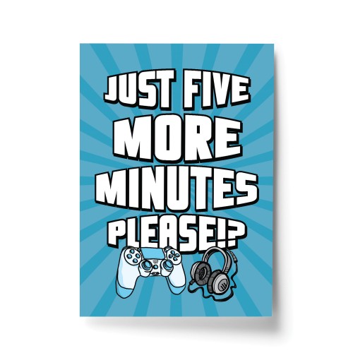 Gaming Wall Art Novelty Gamer Gift For Boys Bedroom Games 