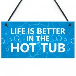 Hot Tub Novelty Plaque For Garden Hot Tub Garden Shed Novelty