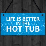 Hot Tub Novelty Plaque For Garden Hot Tub Garden Shed Novelty