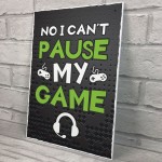 Gaming Sign Bedroom Gift Gamer Xbox Playstation Inspired Gifts