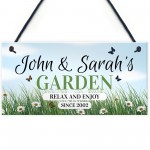 Garden Sign for Summerhouse Shed Decking PersonalisedA gorgeous 