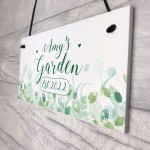 Novelty Garden Signs And Plaques Personalised Hanging Wall Sign 