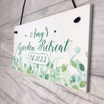 Personalised Garden Signs And Plaques GARDEN RETREAT Summerhouse
