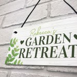 Garden Retreat Sign Personalised Outdoor Sign For Summerhouse