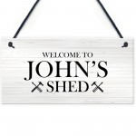 Shed Signs Personalised Hanging Outdoor Man Cave Sign