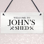 Shed Signs Personalised Hanging Outdoor Man Cave Sign