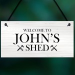 Shed Signs Personalised Hanging Outdoor Man Cave Sign