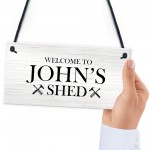 Shed Signs Personalised Hanging Outdoor Man Cave Sign