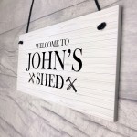 Shed Signs Personalised Hanging Outdoor Man Cave Sign