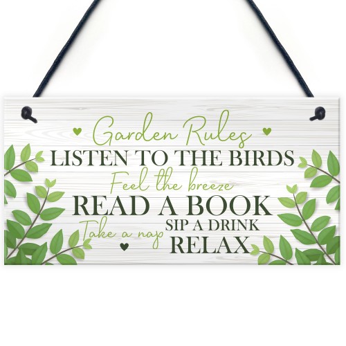 Garden Plaque Hanging Summer House Garden Shed Gifts For Mum