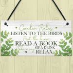 Garden Plaque Hanging Summer House Garden Shed Gifts For Mum