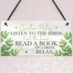 Garden Plaque Hanging Summer House Garden Shed Gifts For Mum