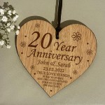 Personalised 20th Anniversary Gift Engraved 20 Year Anniversary