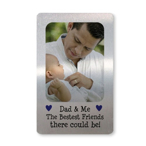 Dad Gift Dad And Me Personalised Wallet Card Fathers Day