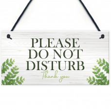 Do Not Disturb Hanging Door Sign Hotel Guest House Housekeeping 